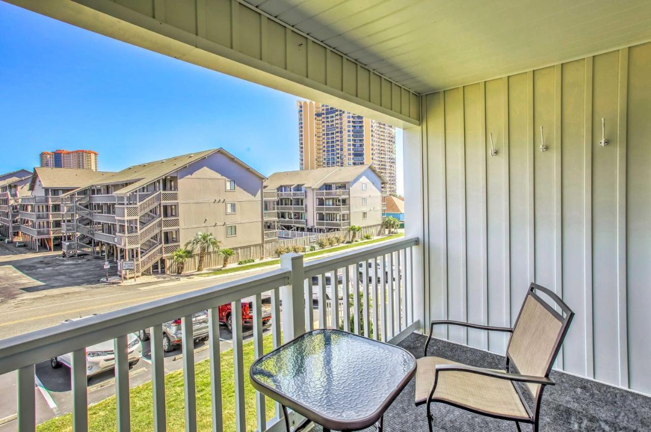 Myrtle Beach Condo With Balcony Walk To Beach! ภายนอก รูปภาพ